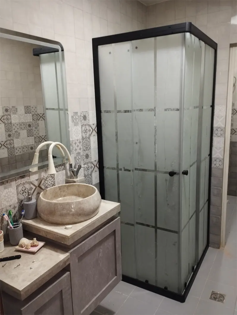 کابین دوش فریم دار مربع شاورزون